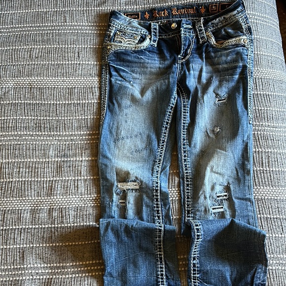 Rock Revival Hettie Crop capri - Picture 2 of 4